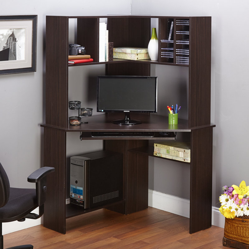 Latitude Run® Friedman Corner Desk with Hutch & Reviews Wayfair